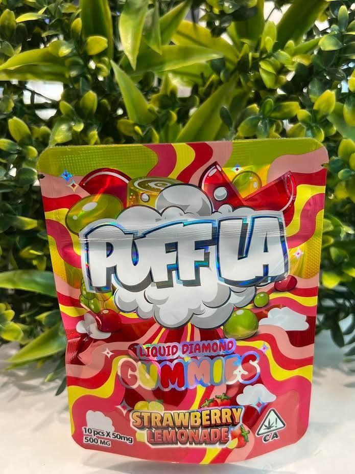 0-5-2.jpg PUFF LA GUMMIES-500mg- STRAWBERRY LEMONADE - Image 1