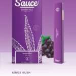 SAUCE- DISPOSABLE 1G LIVE RESIN INFUSED- KINGS KUSH