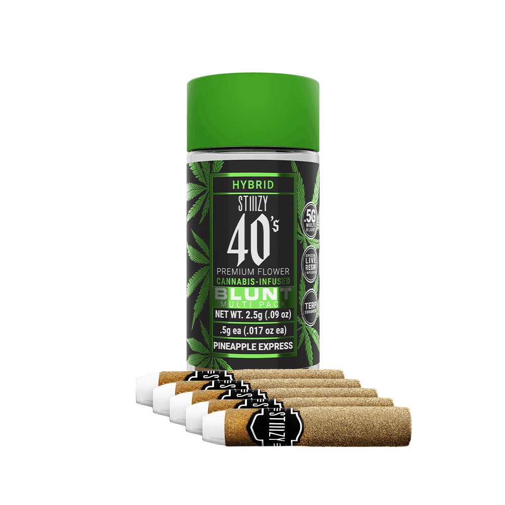 1416050_az_0-5g_40s-multi_bl_h_pineapple-express-1.png STIIIZY- 40’S BLUNT 5 PACK- PINEAPPLE EXPRESS - Image 1