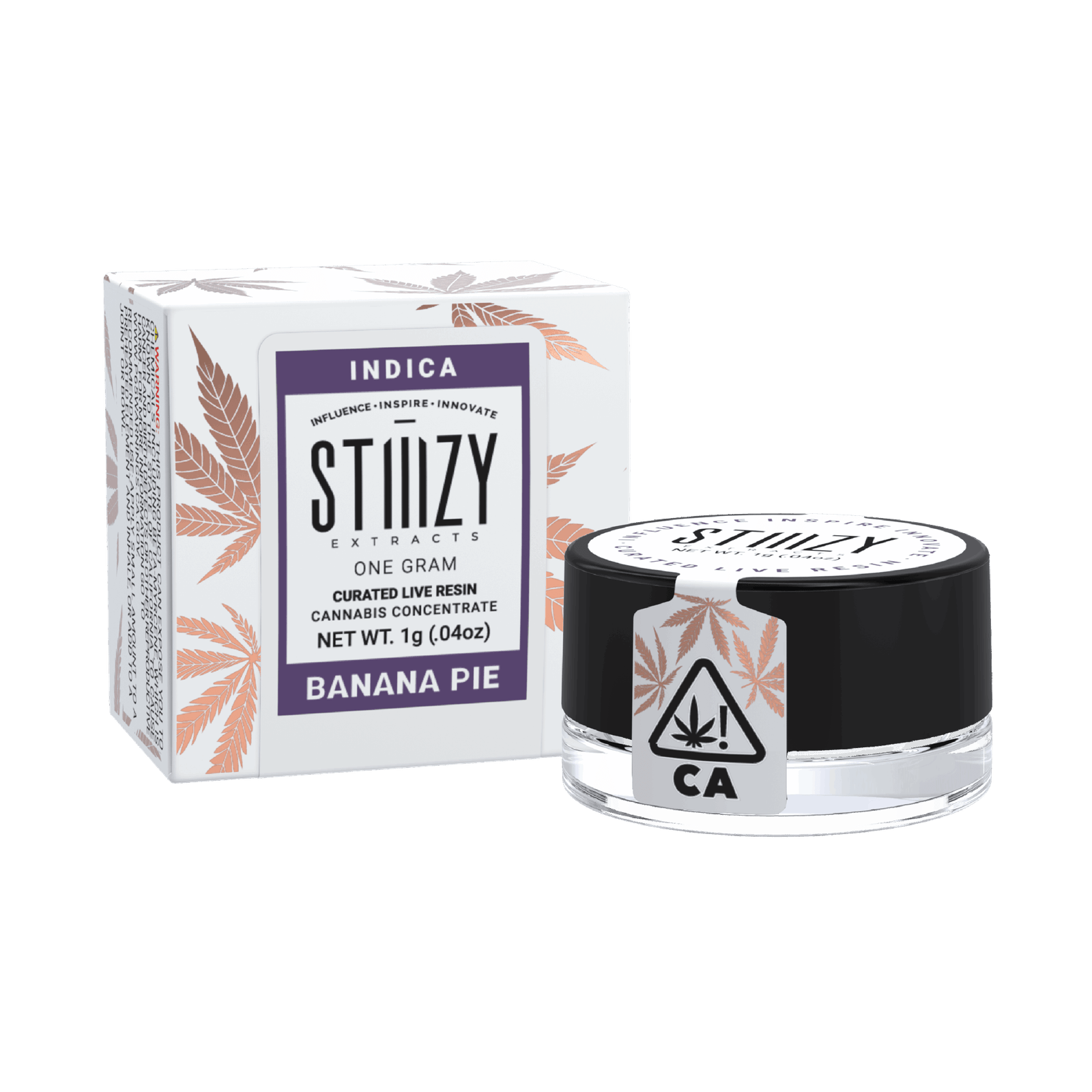 STIIIZY- CURATED LIVE RESIN CONCENTRATE- 1G- BANANA PIE - Image 1