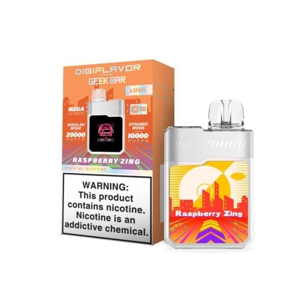 digi-lush-box_raspberry-zing-800x800-1-600x600-1.jpg Geek Bar Raspberry Zing DigiFlavor LUSH 20K Disposable Vape - Image 1