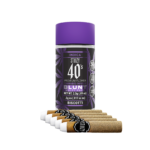 STIIIZY- 40’S INFUSED PREROLL 5 PACK- BISCOTTI