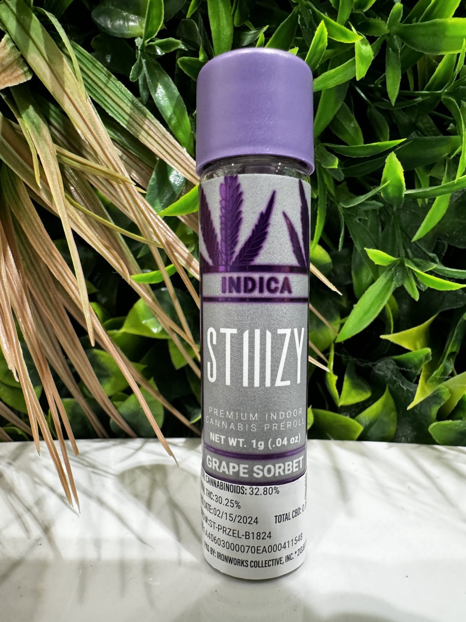 img_1902-scaled-1.jpg STIIIZY- PREMIUM INDOOR CANNABIS 1G PRE ROLL- GRAPE SORBET - Image 1