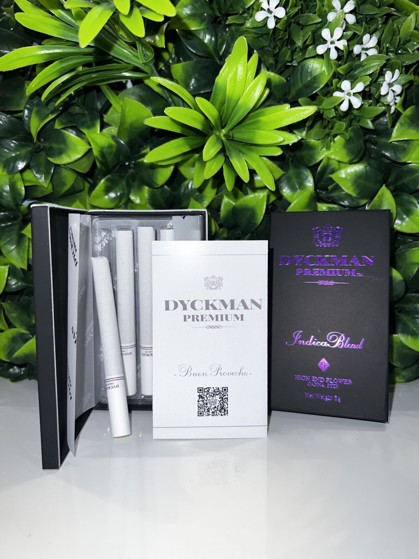 img_4312-scaled-1.jpg DYCKMAN PREMIUM- High End Flower- 5 Pack Pre Roll- INDICA - Image 1