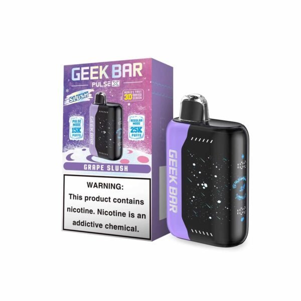 mclghw_g-600x600-1.jpeg Grape Slush Geek Bar Pulse X 25k Puffs Disposable Vape - Image 1
