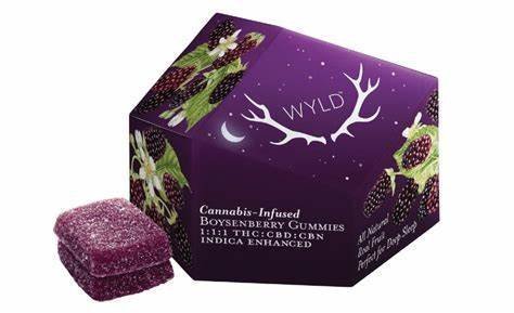 oip-4.jpg WYLD- CANNABIS INFUSED GUMMIES- BOYSENBERRY - Image 1