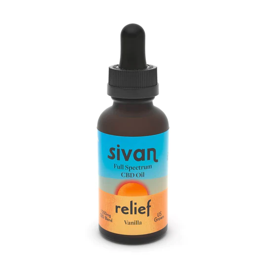 relief-oil.webp Sivan- CBD Oil- (RELIEF) 1500mg- Vanilla - Image 1