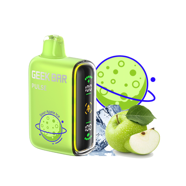 sour-apple-ice-geek-bar-pulse-15000-puffs-600x600-1.png Geek Bar Pulse Sour Apple Ice 15000 Puffs Disposable Vape - Image 1