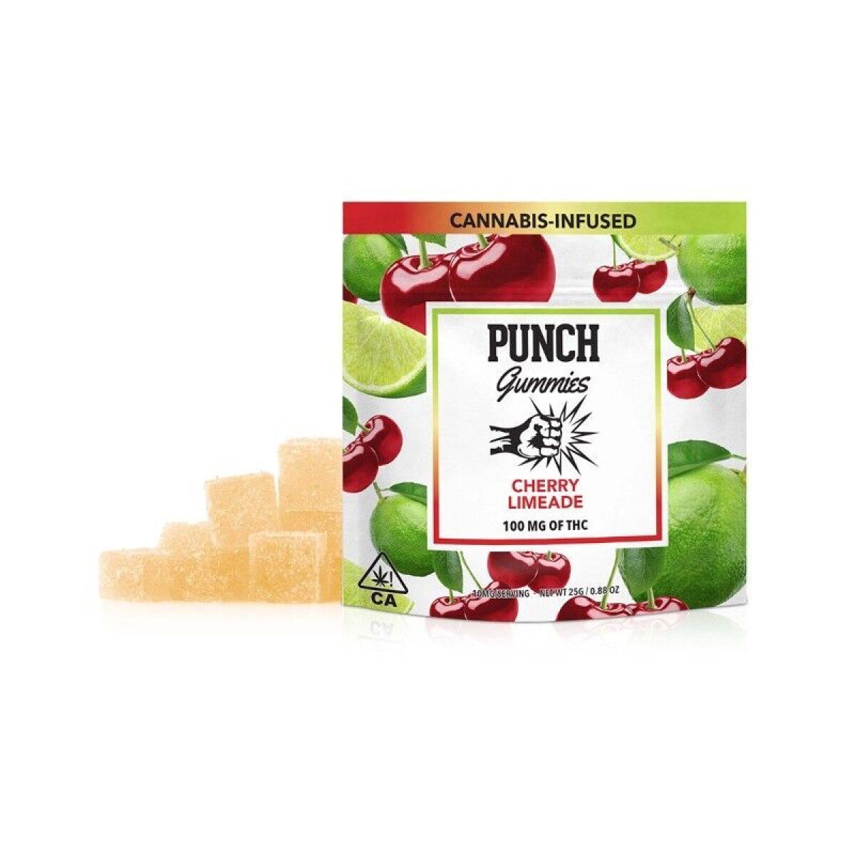 zoom.jpg PUNCH GUMMIES- CHERRY LIMEADE- 100MG - Image 1